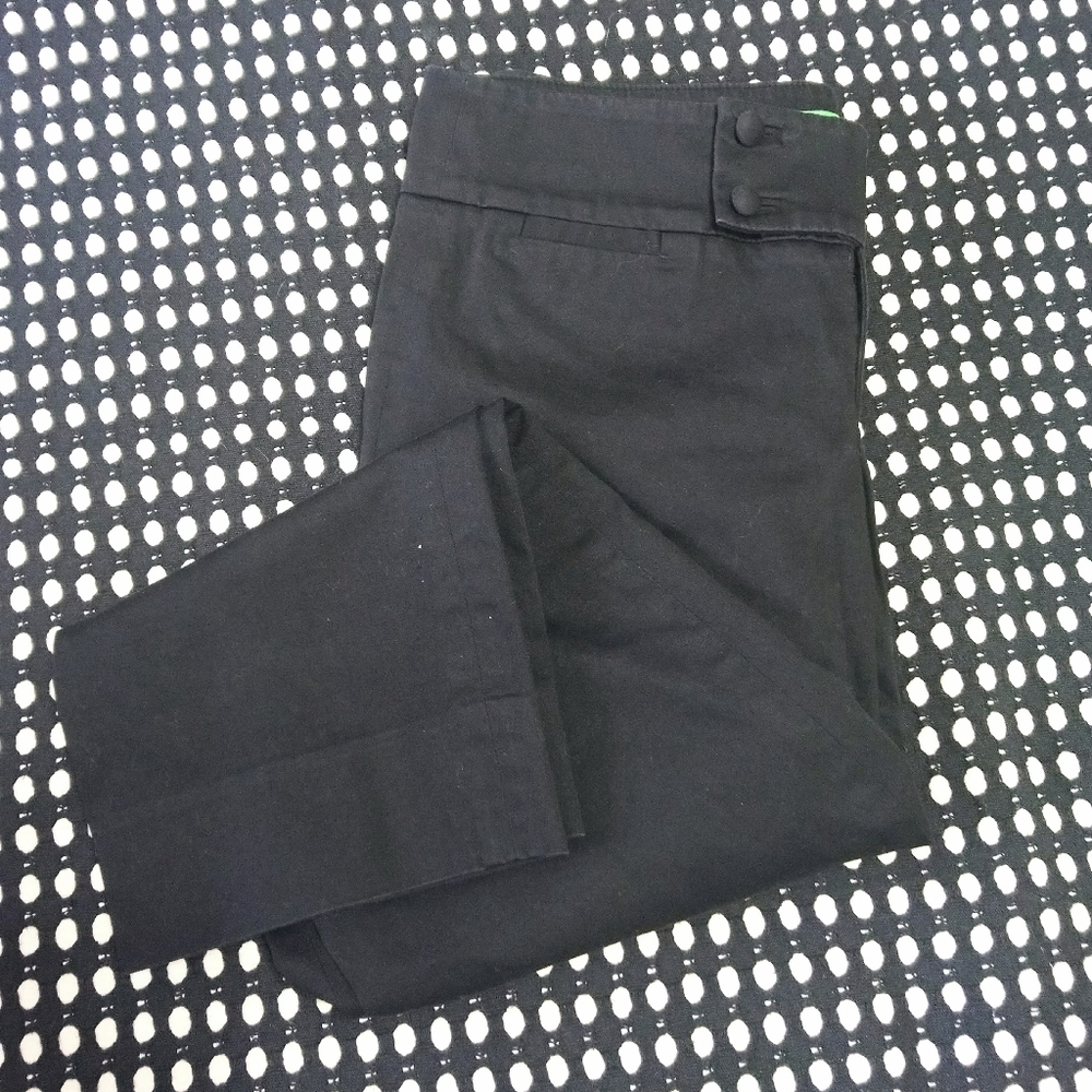 Lilly Pulitzer Classic Crop Pants Black Size 6